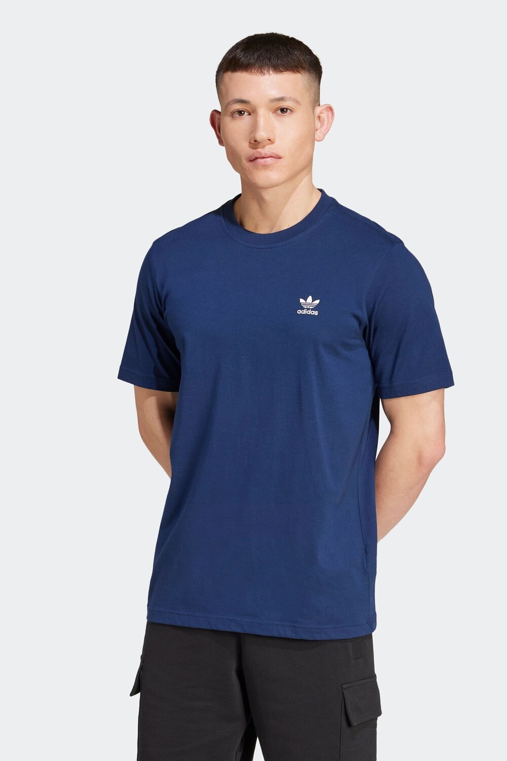 

Футболка Originals trefoil essentials из 100% хлопка Adidas Originals, синий