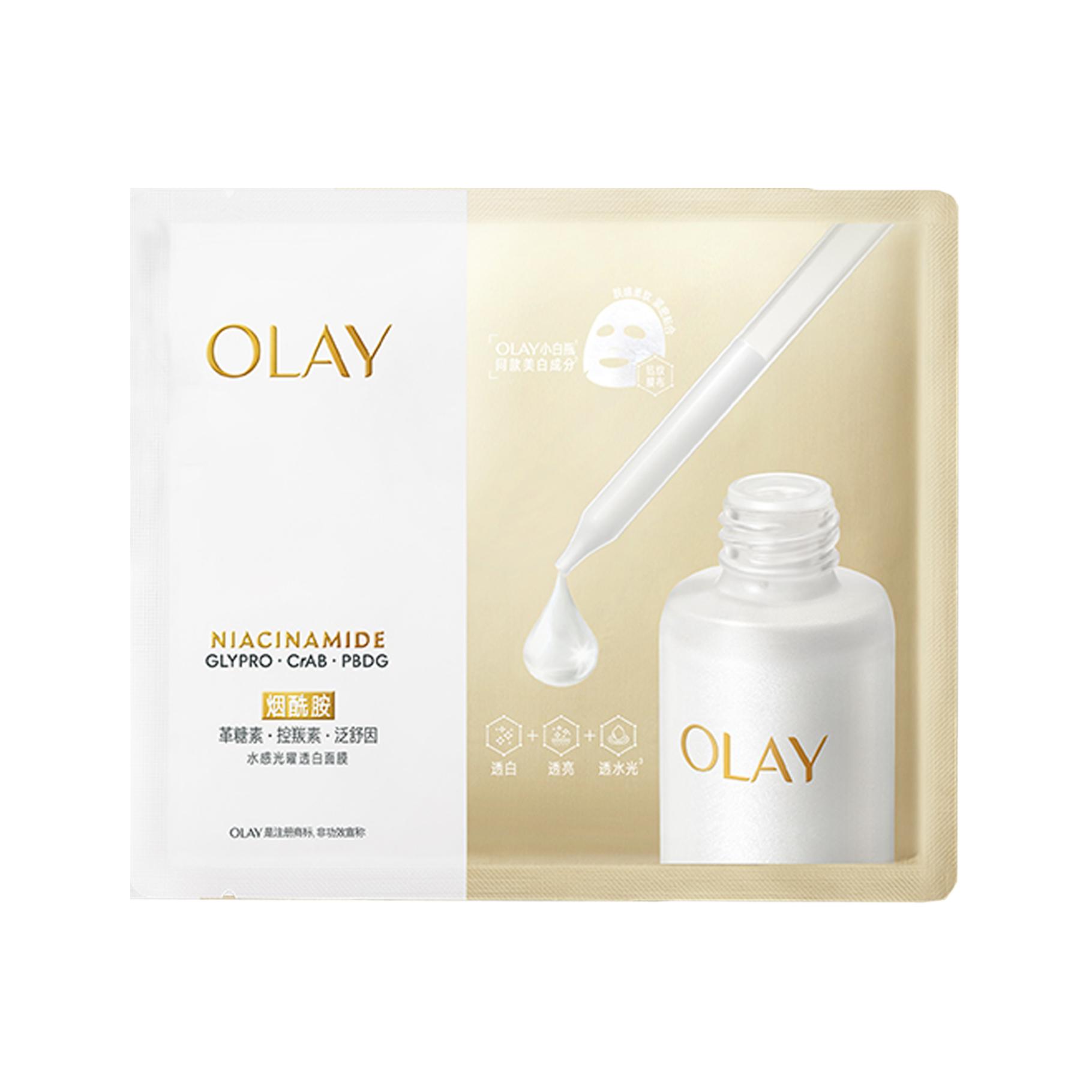 

Olay Новая увлажняющая маска для лица Dewy Glossy Transparent White, 5/10/15 штук, контроль жирности