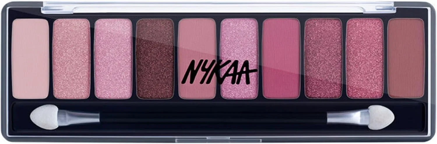 Палетка теней для век 10-в-1 Fantasy Nykaa Cosmetics 1 шт., интенсивный цвет