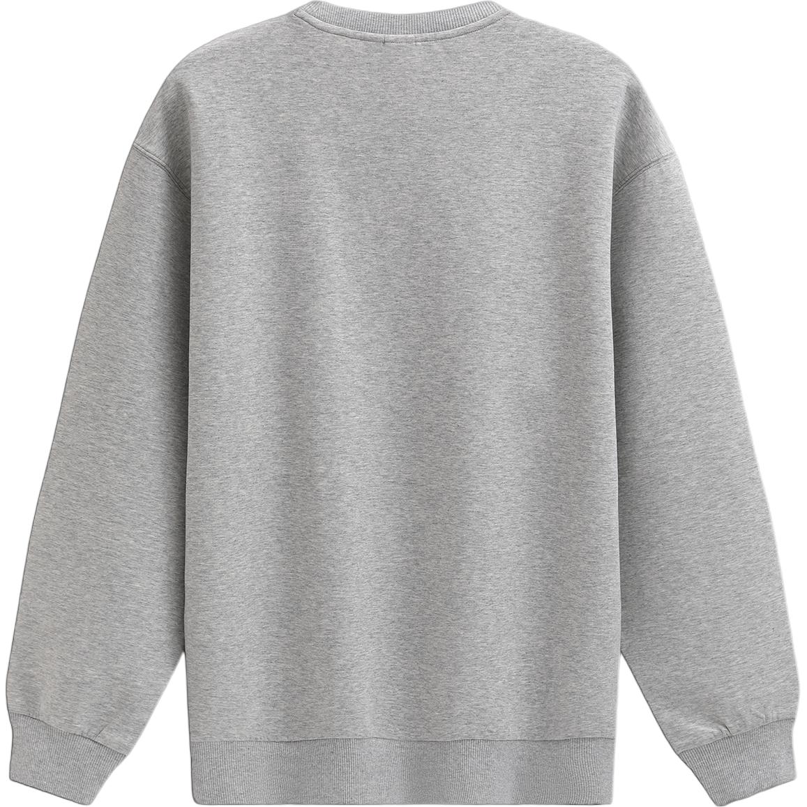 Свитшоты Unisex Crew Neck Moderate Others GAP, светло серый — фото 4