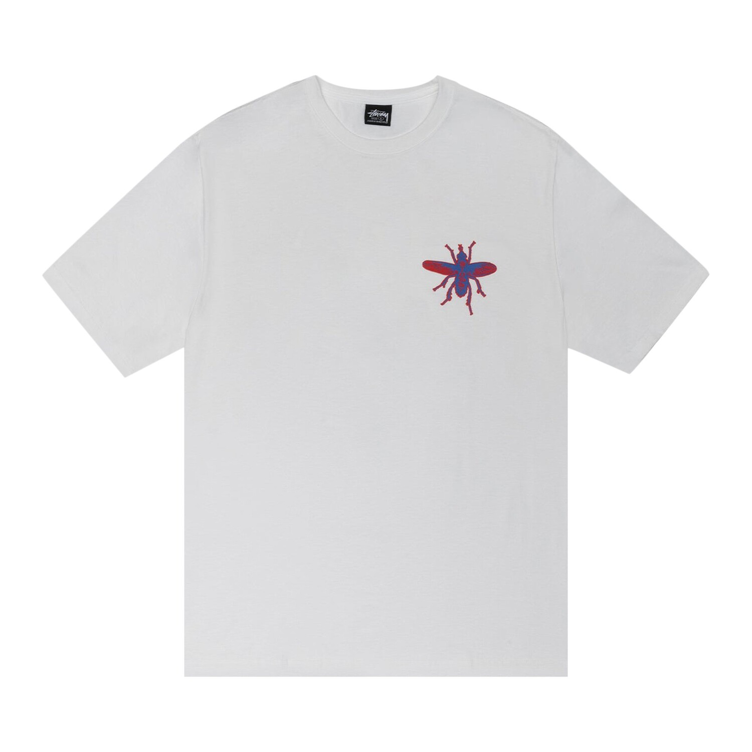 

Футболка Stussy Housefly, белая, Белый, Футболка Stussy Housefly, белая