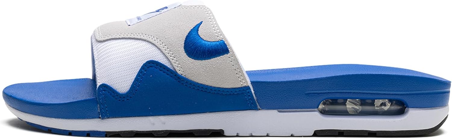 

Nike Kids Шлепанцы, White Black Light Neutral Grey Royal Blue