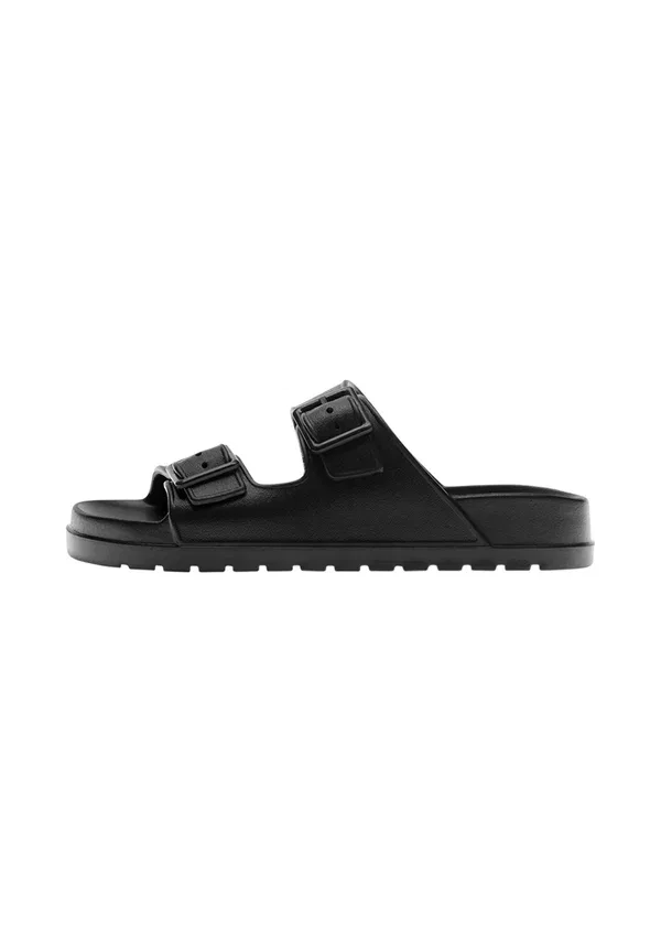 Босоножки-мюли пляжные Pull&Bear, черный