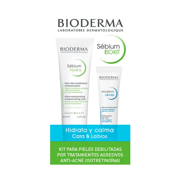 

Увлажняющий крем для лица и губ Sébium Isokit Bioderma, 2 UD