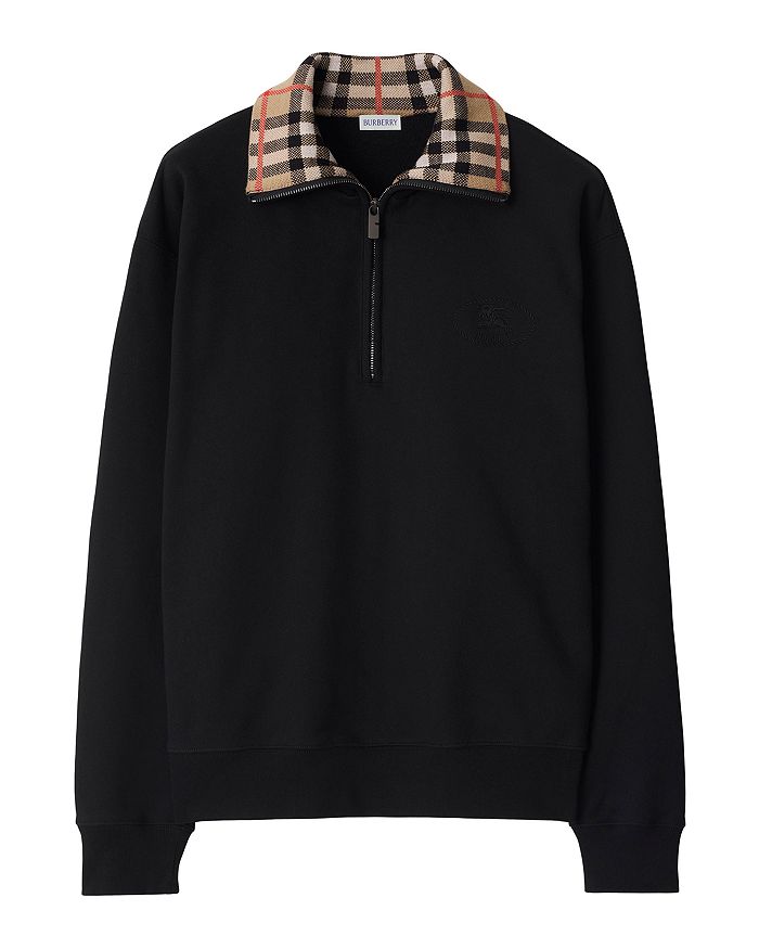 

Рейглан с отложным воротником Regular Fit Burberry, черный