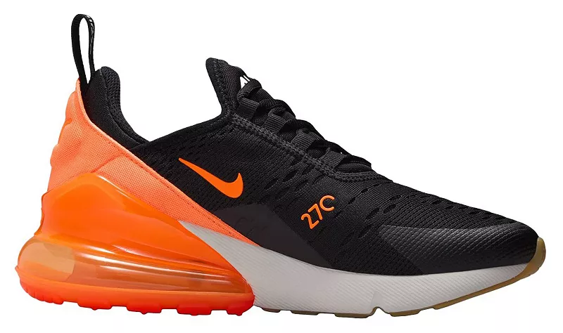 

Детские кроссовки Nike Air Max 270 для начальной школы, черный/оранжевый