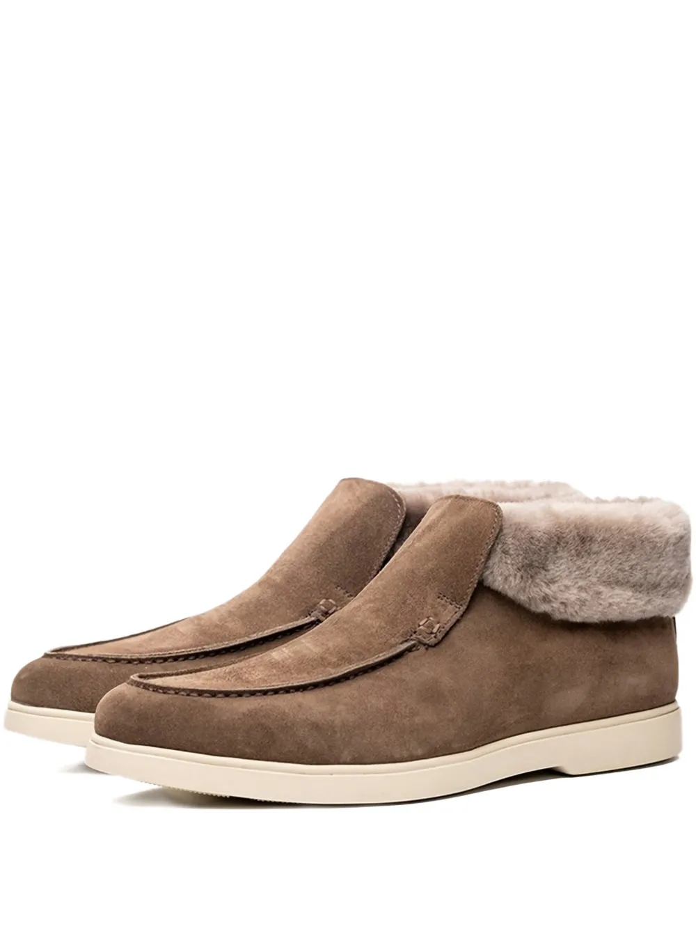 

Сапоги с меховой отделкой Poche Paris, коричневый