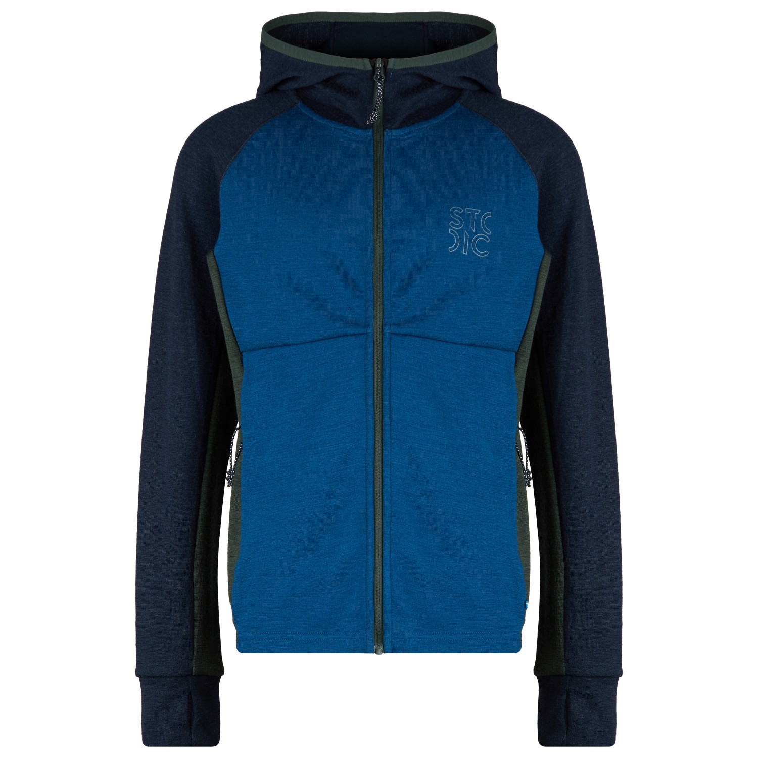 

Толстовка из мериноса Stoic Kid's Merino260 StadjanSt w Hood, цвет True Blue Multi