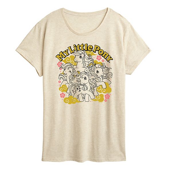 

Женская футболка с принтом к лунному новому году My Little Pony, Beige