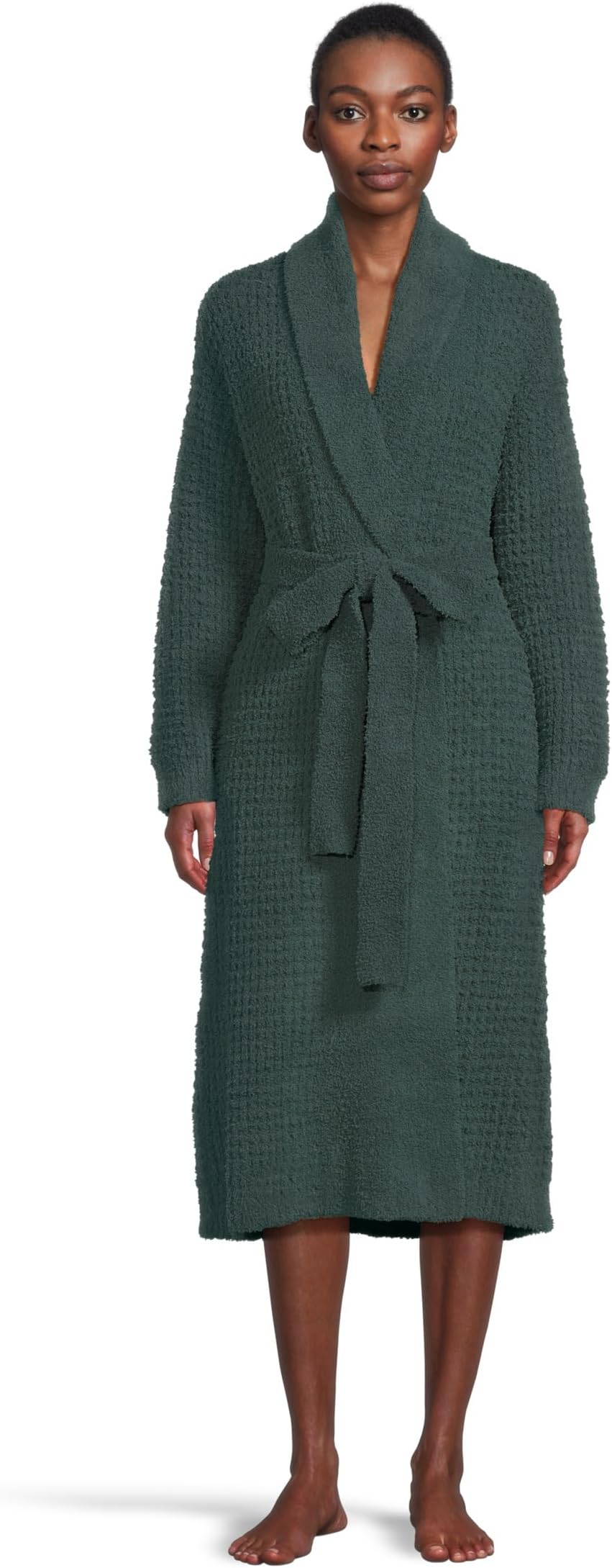 

Женский халат из переработанной букле-вафельной ткани Eberjey, Pine