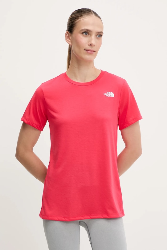 

Футболка тренировочная Foundation Vertical The North Face, красный