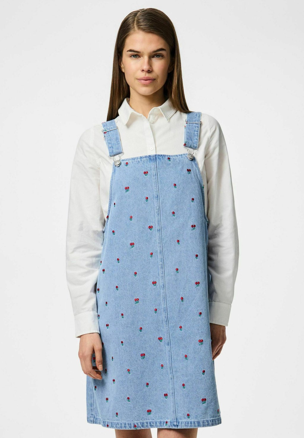 

Джинсовое платье SPENCER-PCFREIA Pieces, светло-голубой