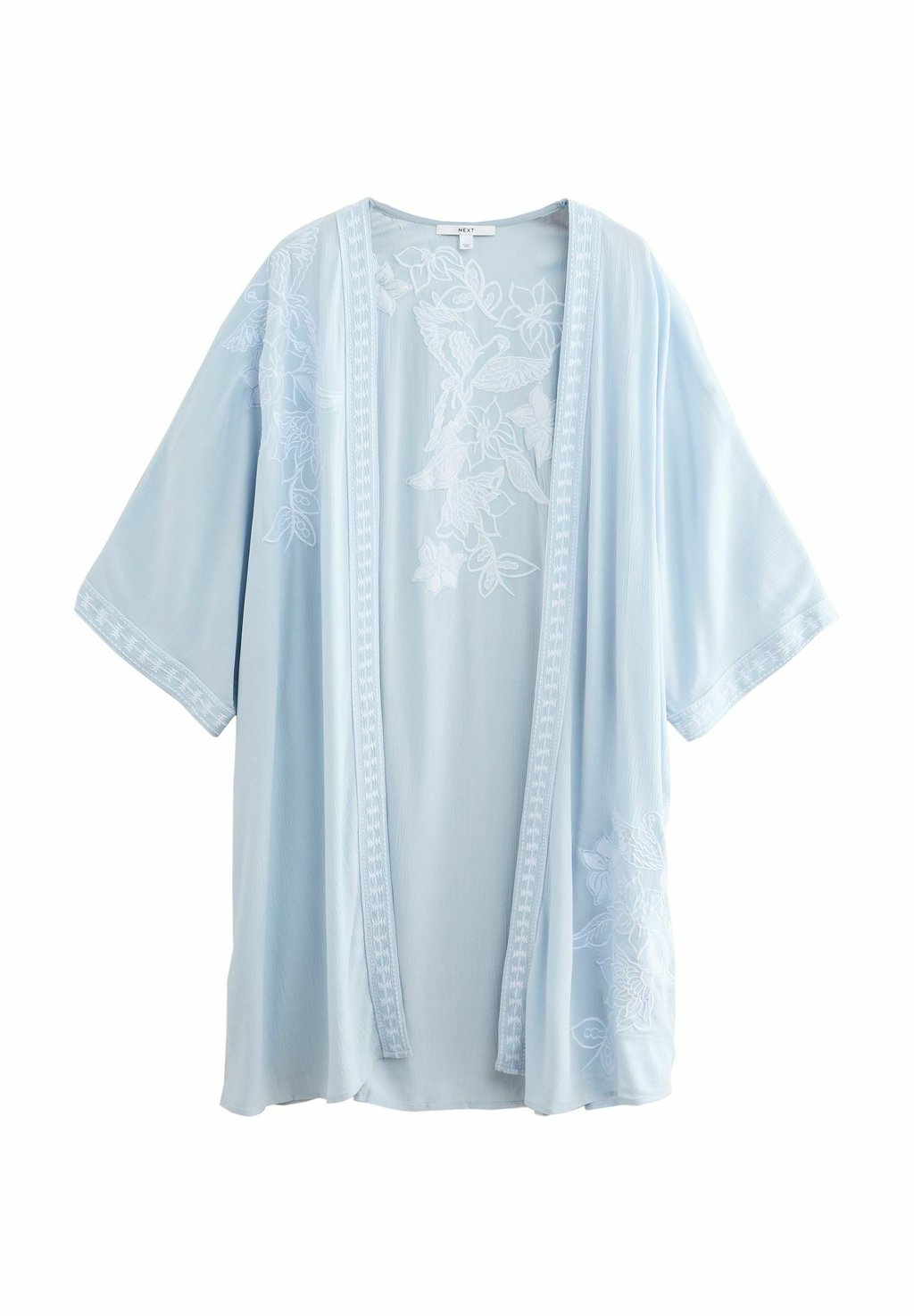 

Летняя куртка LONGLINE EMBROIDERED KIMONO COVER-UP Next, синий