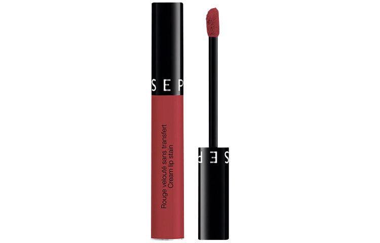 Sephora Кремовая помада-тинтирующее средство для губ матовый стойкий цвет, устойчивый к переносу 5мл — фото 3
