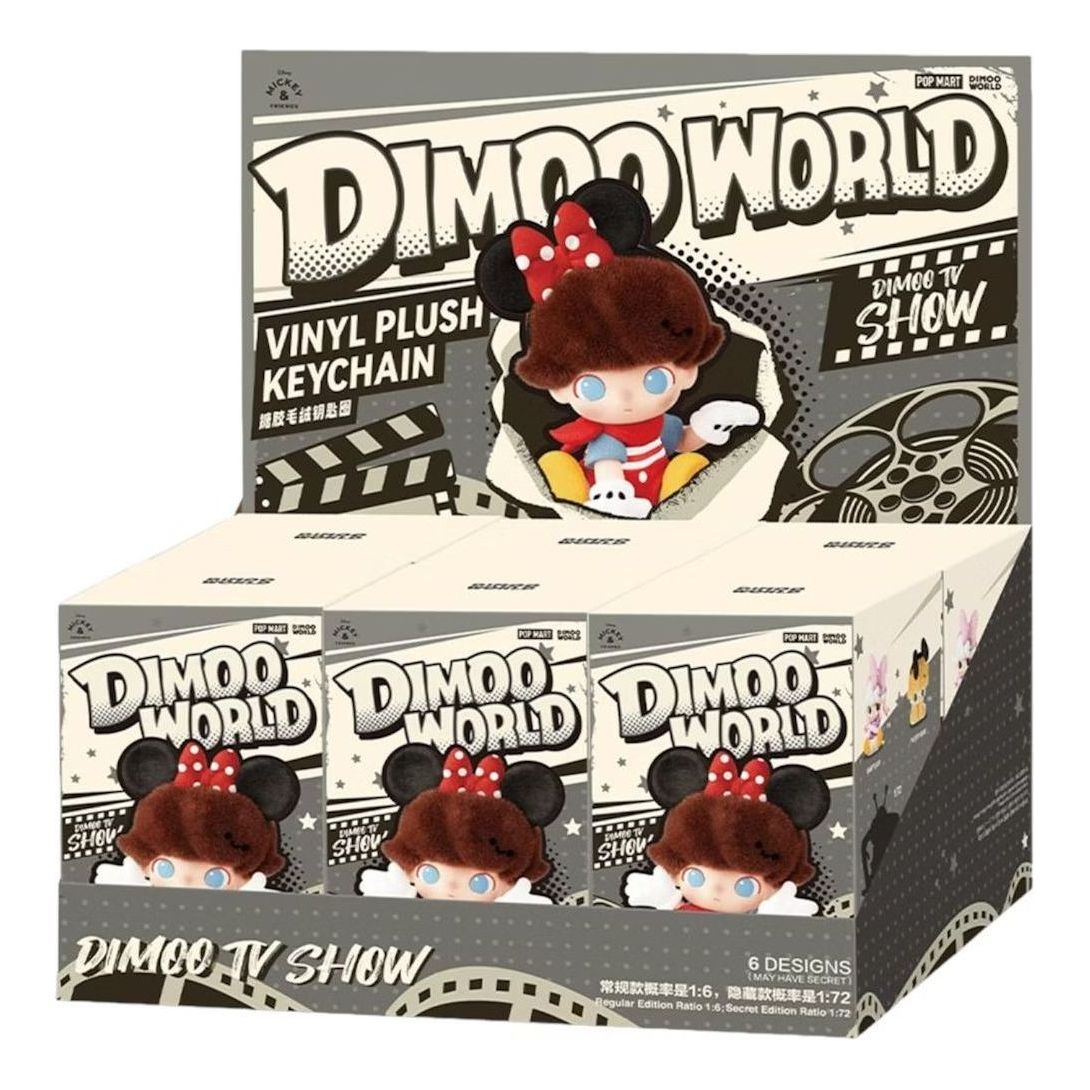 

Фигурка Pop Mart Disney Dimoo World Vinyl Plush Pendant Sealed Case (6 Blind Boxes)