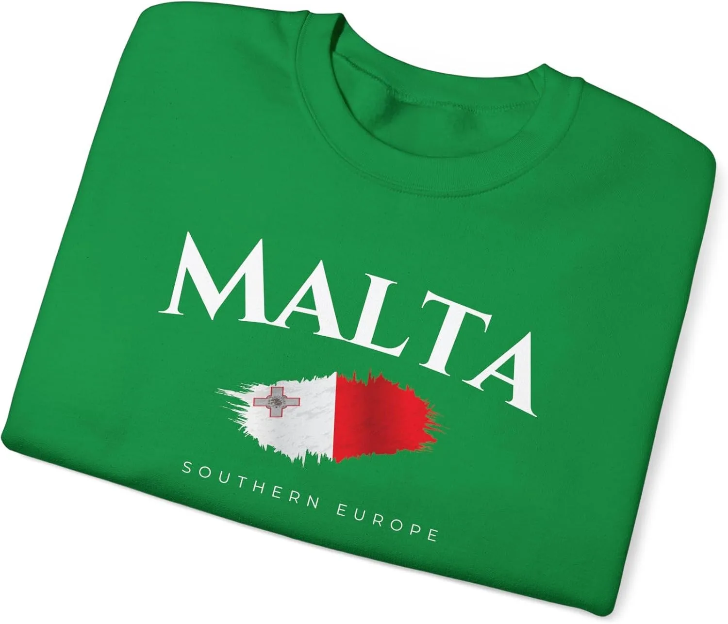 Толстовка Heavy Blend Unisex Malta Southern Europe GENERIC, зеленый — фото 3