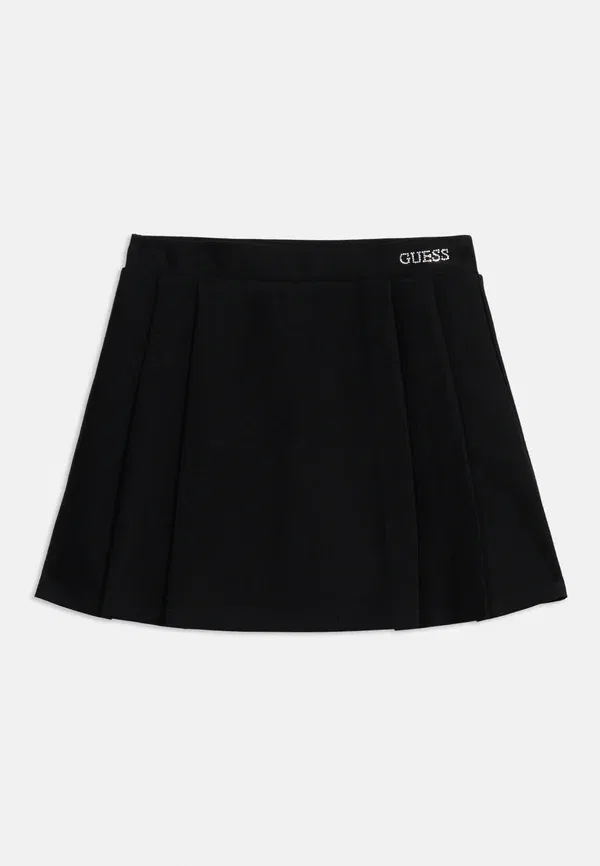 Юбка мини Kids teens punto milano wrap skirt Guess, черный — фото 3