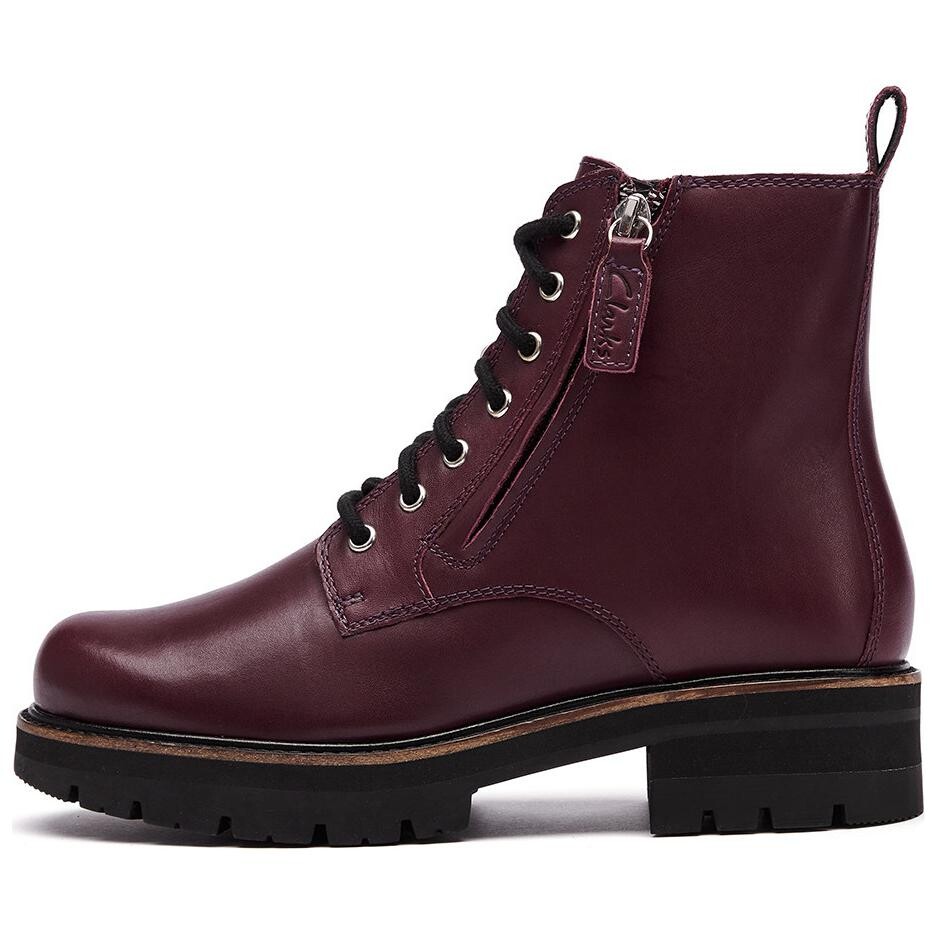 

Ботинки женские бордовые Clarks