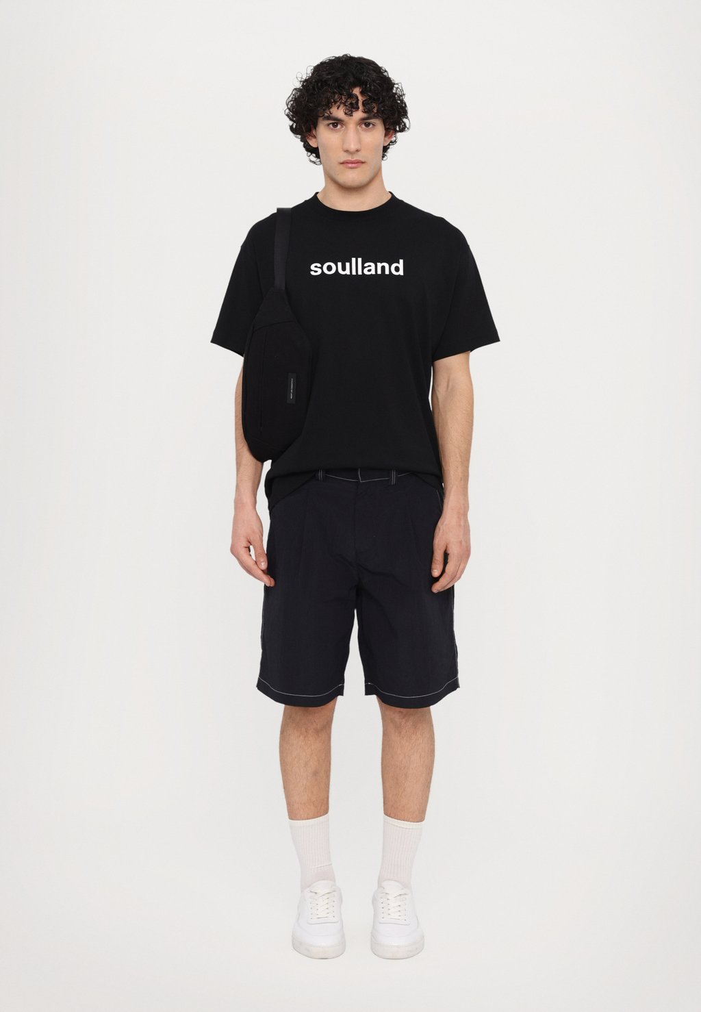 

Футболка с принтом OCEAN UNISEX Soulland, черный