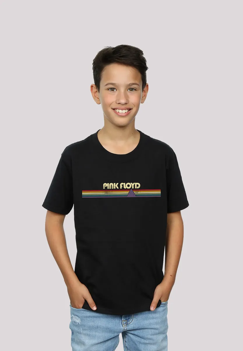 

Футболка F4NT4STIC "Pink Floyd Prism Retro Stripes.", принт, черный