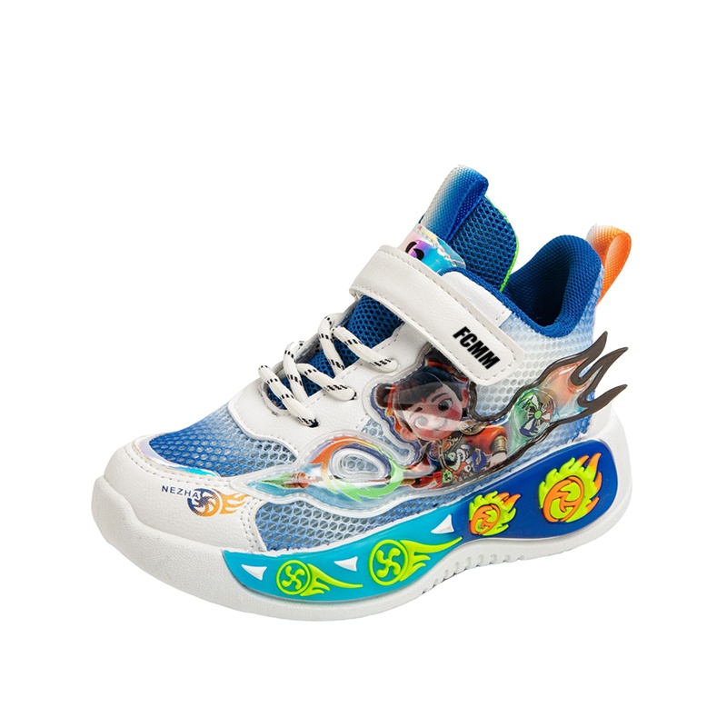 

Нескользящая и дышащая детская обувь для повседневной носки FCMM, синий