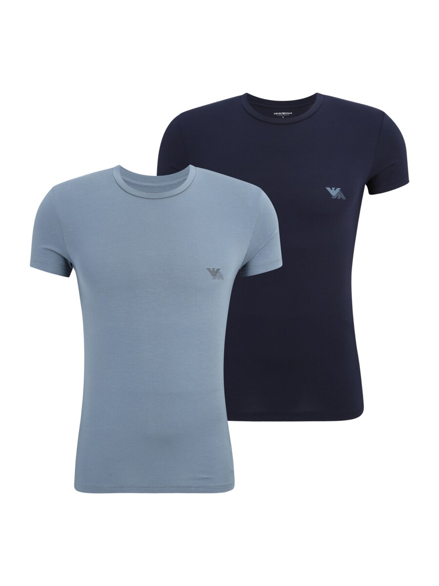 

Рубашка Emporio Armani, цвет marine blue/Dusty blue
