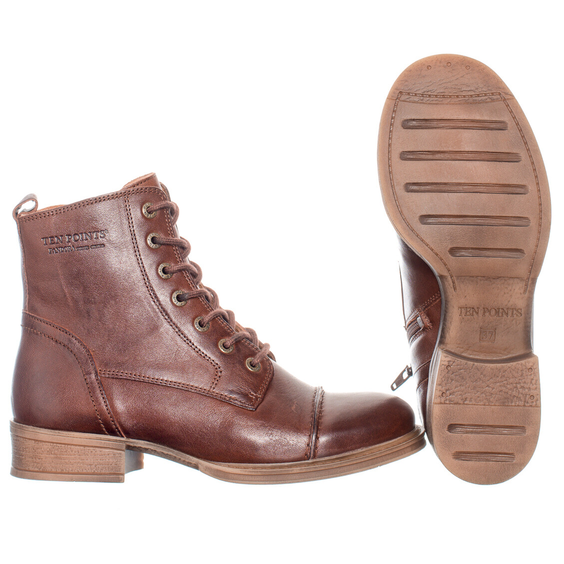 Повседневные ботинки Ten Points Women's Pandora Boots, цвет Cognac — фото 3