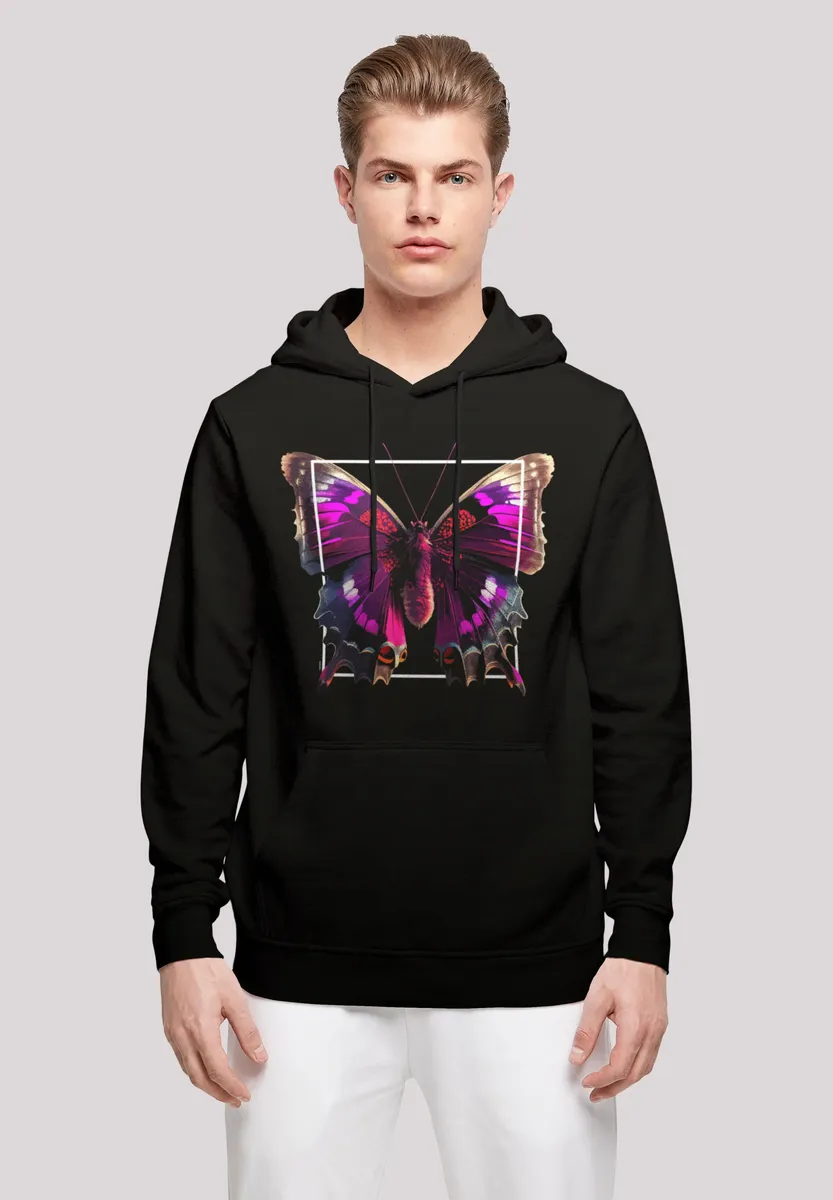 

Толстовка F4NT4STIC "Pink Butterfly HOODIE UNISEX", принт, черный