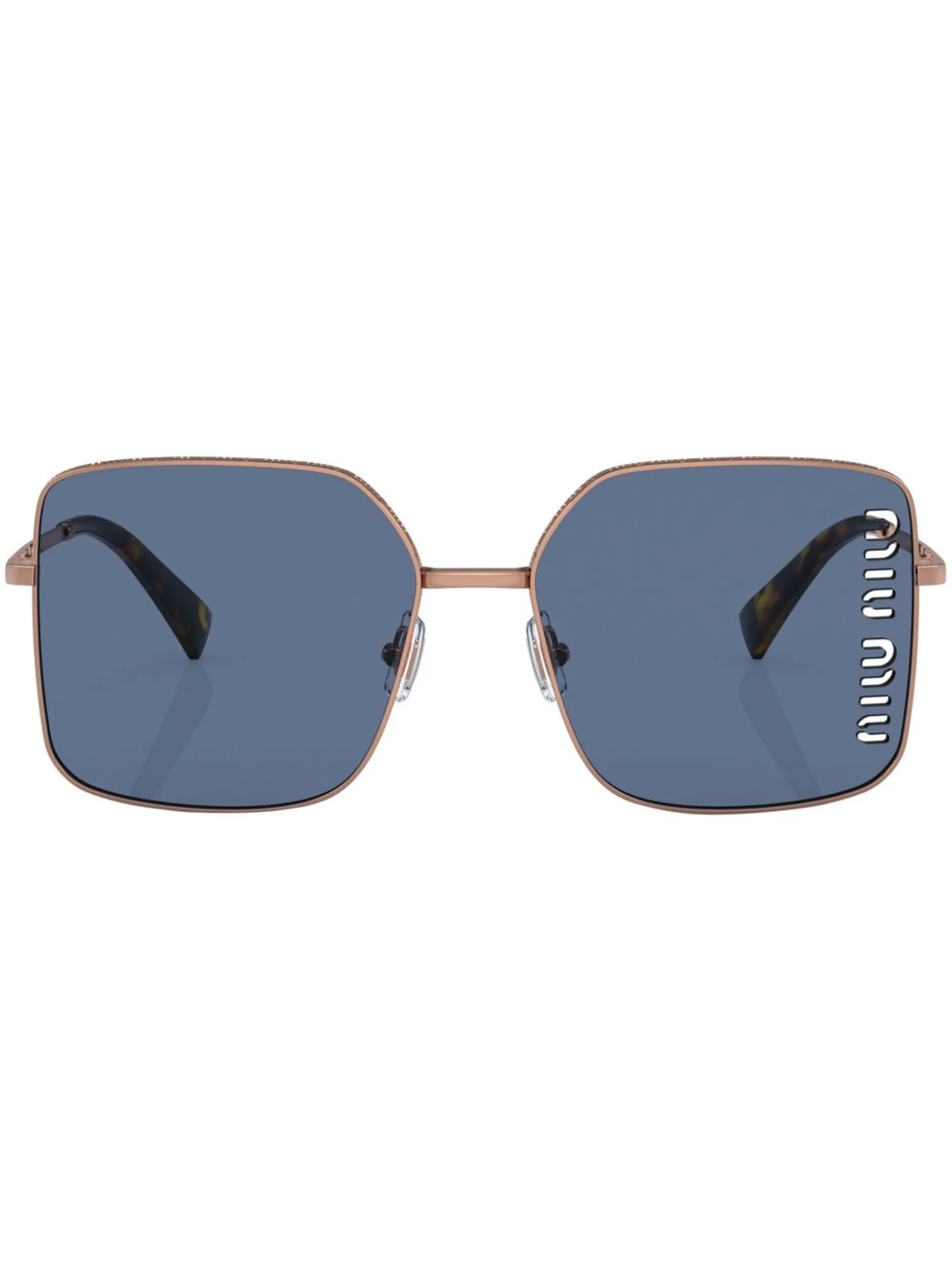 

Солнцезащитные очки с логотипом Miu Miu Eyewear, золотистый