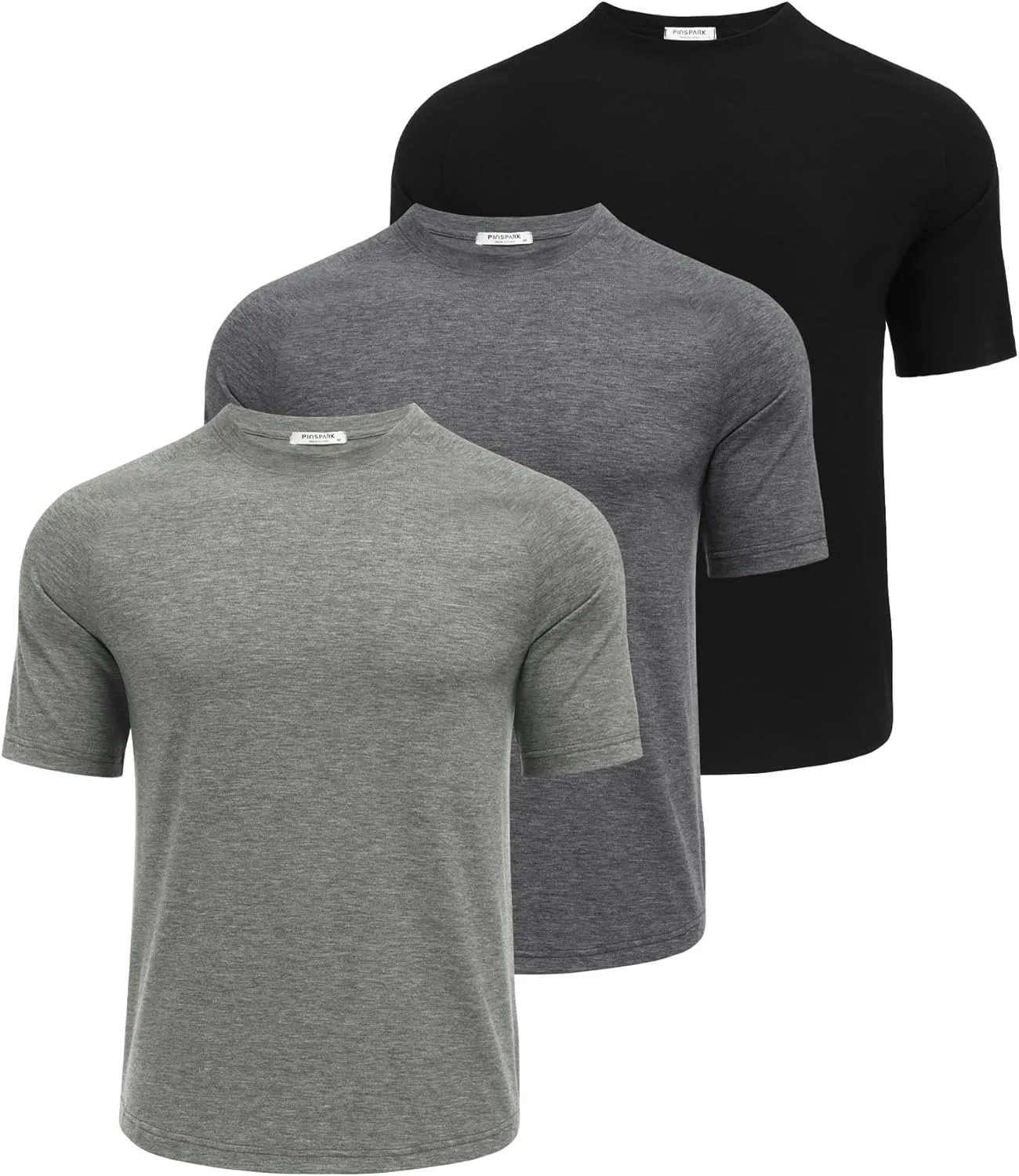 

PINSPARK мужская футболка для тренировок, 3 шт, быстросохнущая