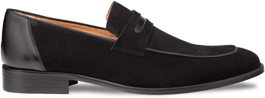 

Мужские элегантные лоферы с язычком из мягкой замши Mezlan, черный