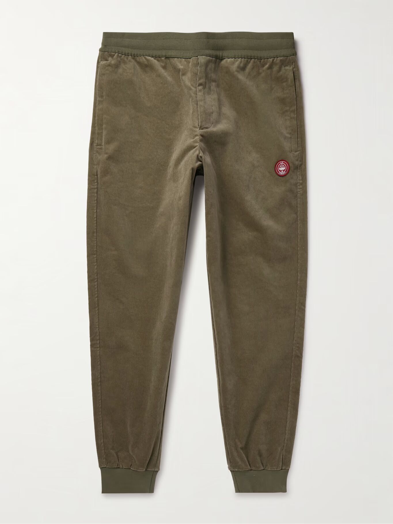 

CP Company Spezial Settend Зауженные спортивные брюки из хлопкового вельвета с аппликацией логотипа ADIDAS ORIGINALS, коричневый