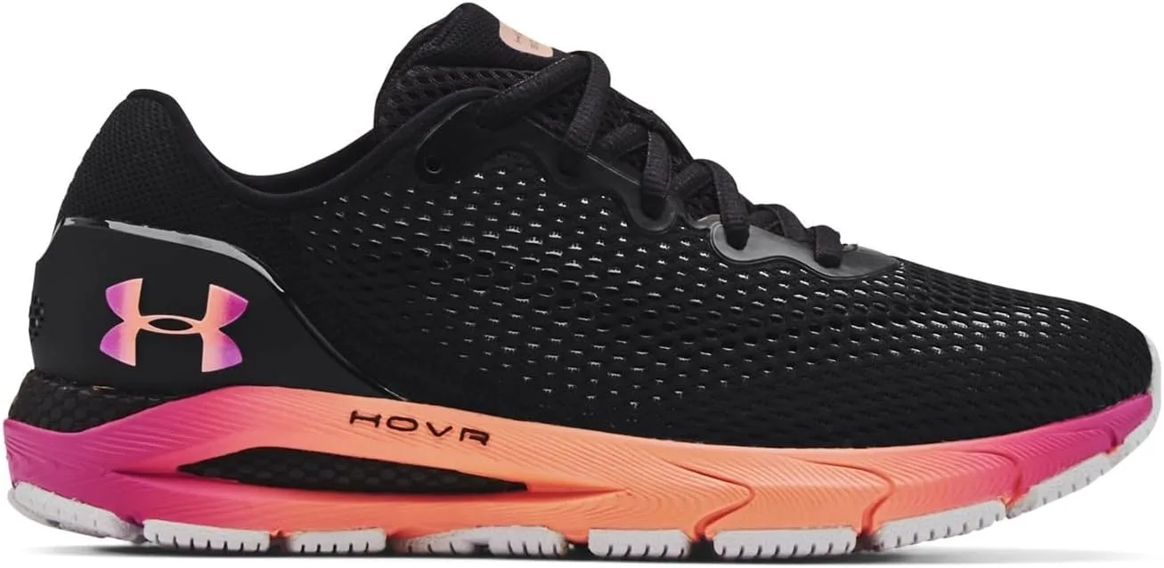 Мужские дышащие кроссовки Under Armour UA HOVR Sonic 3 со встроенным датчиком, обеспечивающие легкий и амортизирующий бег, белый/черный/серый — фото 2
