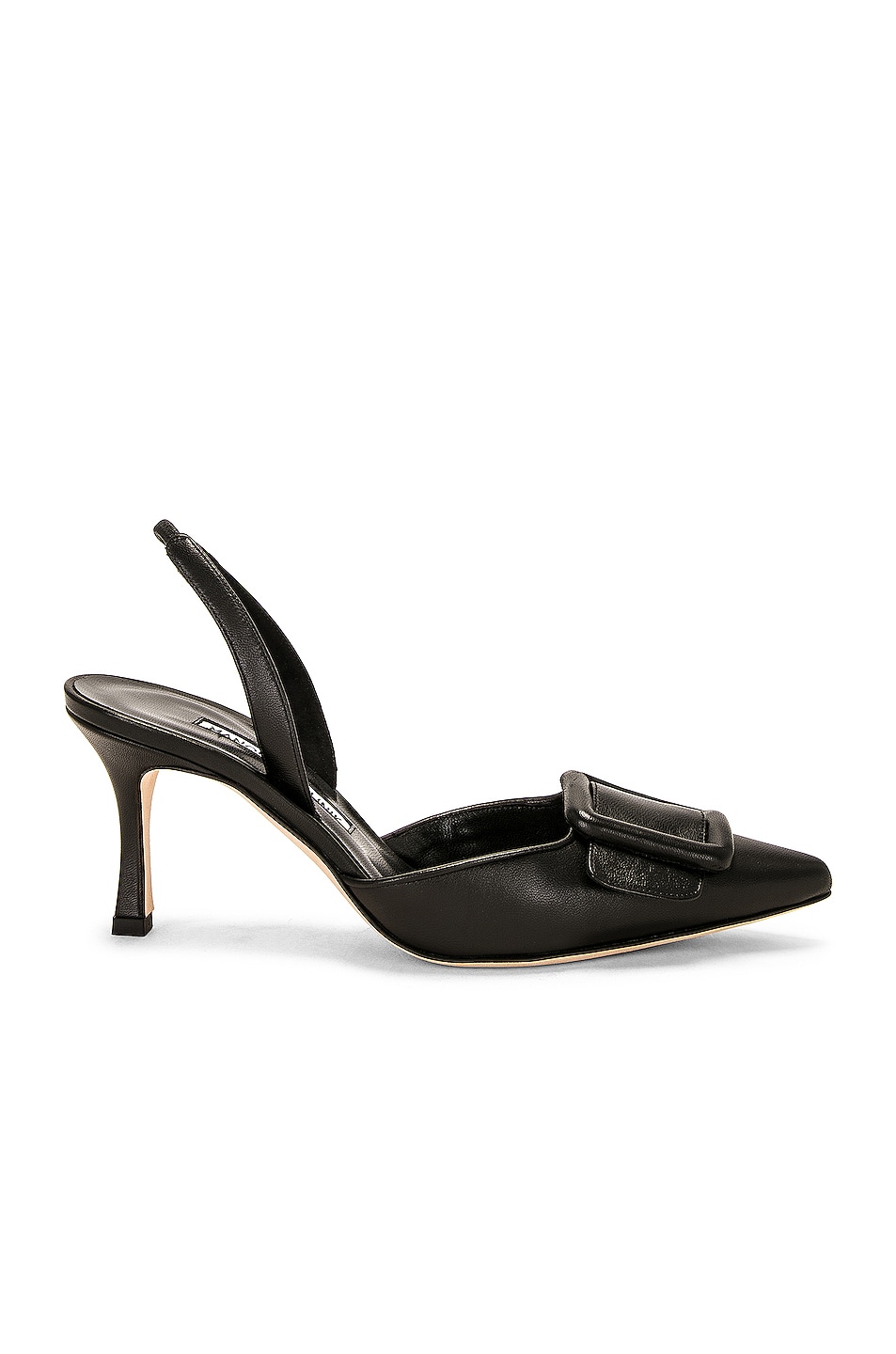 

Туфли жеские Maysli 70 Nappa Slingback Manolo Blahnik, черный