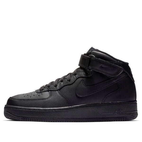 

Кроссовки air force 1 mid '07 'triple black' Nike, черный