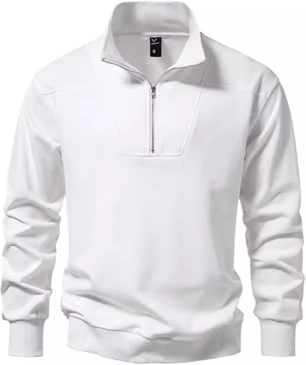 

Свитер с высоким воротником мужской свободного кроя Dressnu