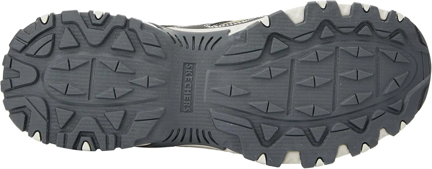 Мужские низкие треккинговые кроссовки Skechers Hillcrest Pure Escape, Anthracite-Coloured Synthetic Textile Olive Green — фото 2