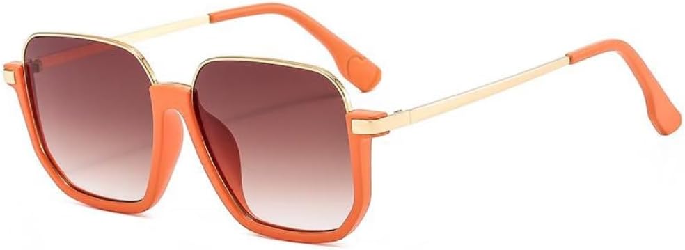 

Солнцезащитные очки квадратной формы 2027 года для мужчин и женщин, с градиентными линзами, металлической оправой, безрамочным дизайном. Стильные солнцезащитные очки MTZJH, C5