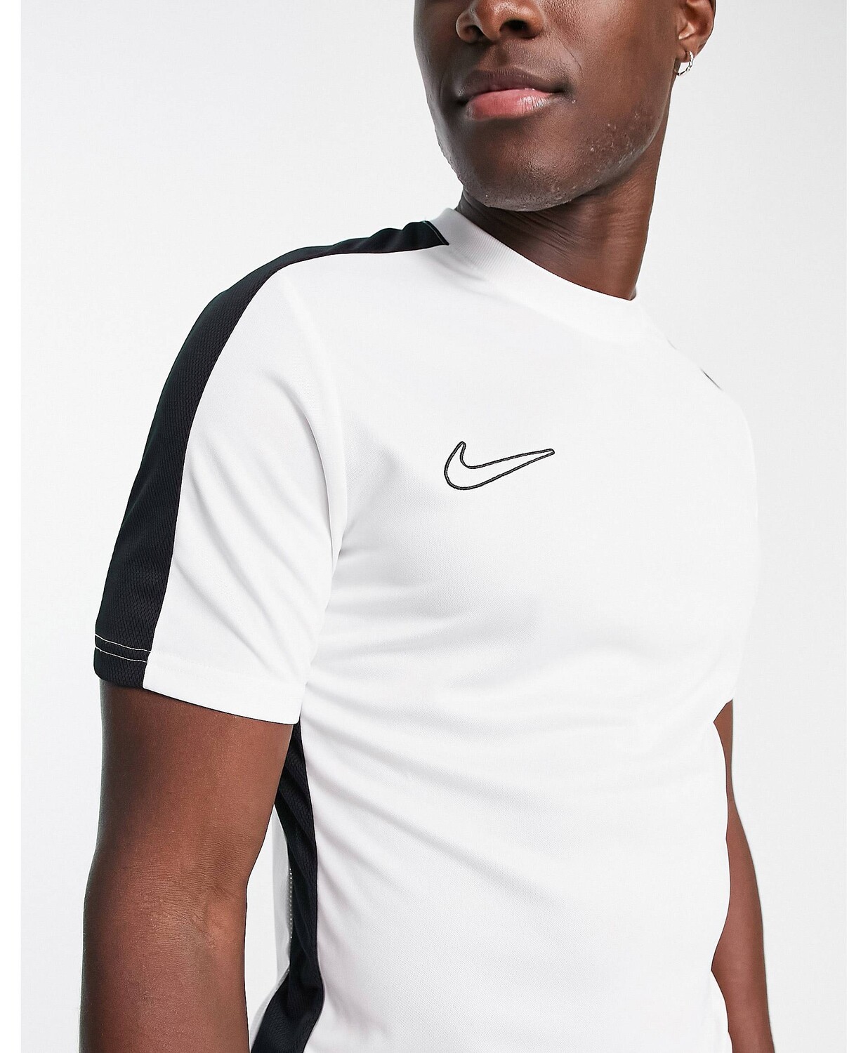 

Белая футболка со вставками Nike Football Academy Dri-FIT, Белый, Белая футболка со вставками Nike Football Academy Dri-FIT