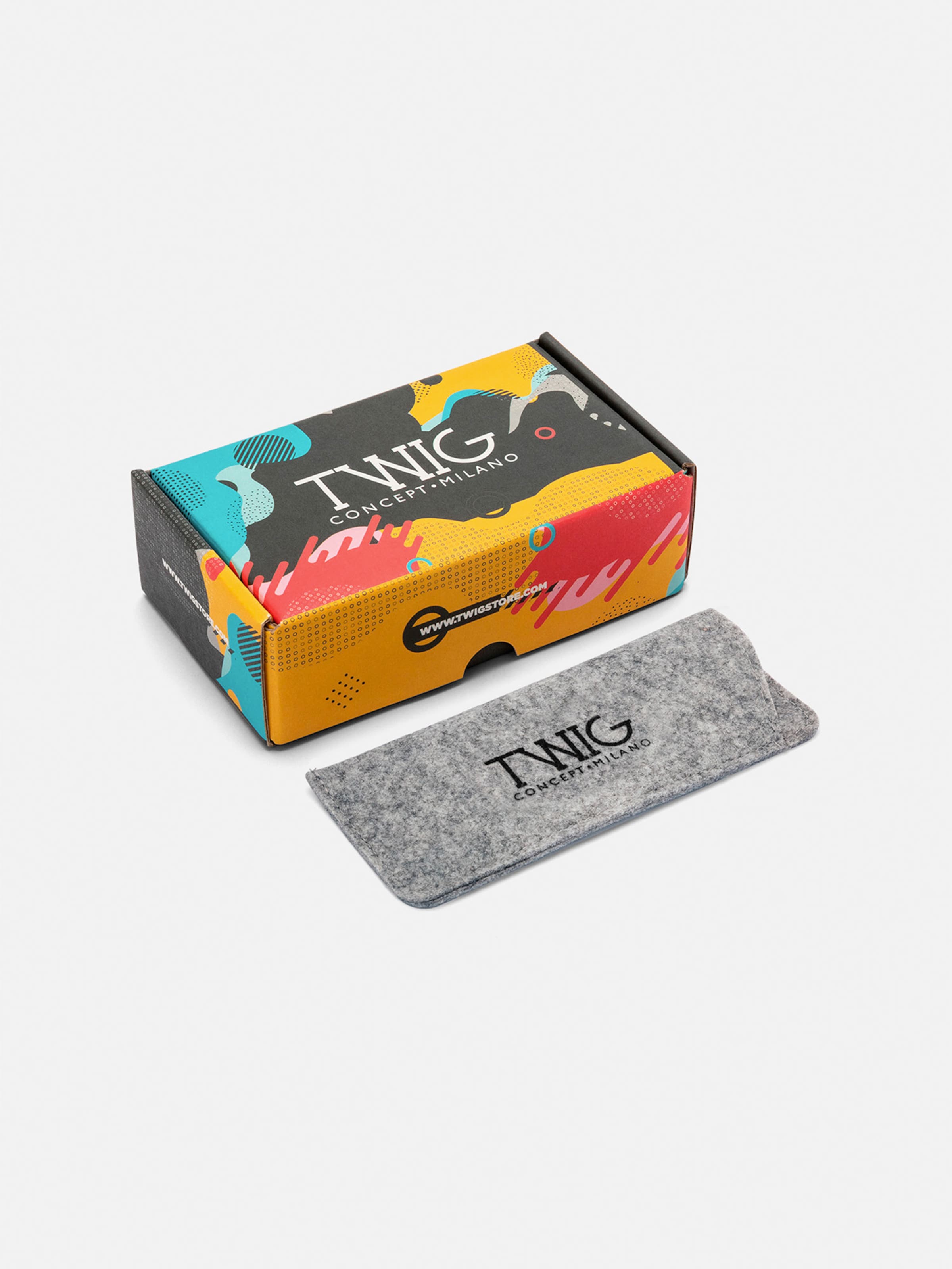 

TWIG Concept Milano Солнцезащитные очки 'Thiele Sun' в крапчатом бежевом цвете