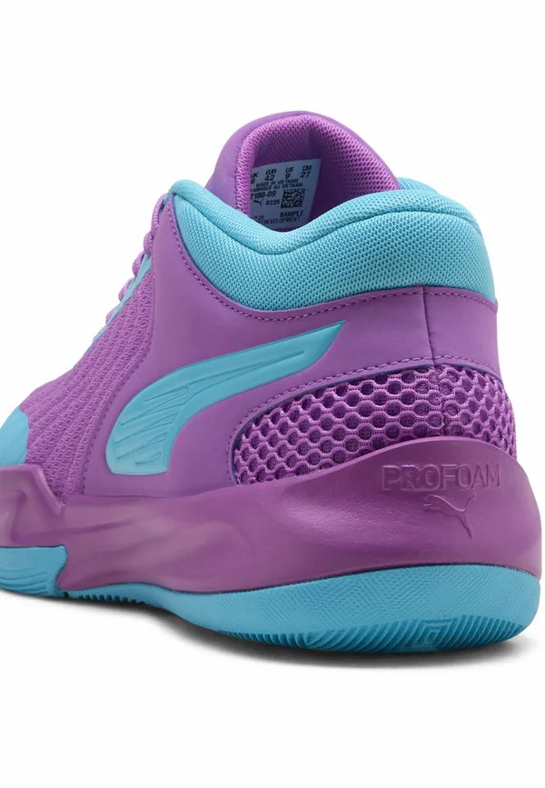 Баскетбольные кроссовки court pro 2 Puma, Pure Magenta-Bright Aqua — фото 4