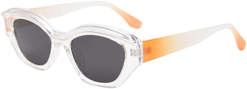 

Поляризованные панк-солнцезащитные очки для женщин, многоугольные солнцезащитные очки для мужчин, стильные винтажные очки, очки с защитой от УФ-излучения UV400 VFDHN, C2