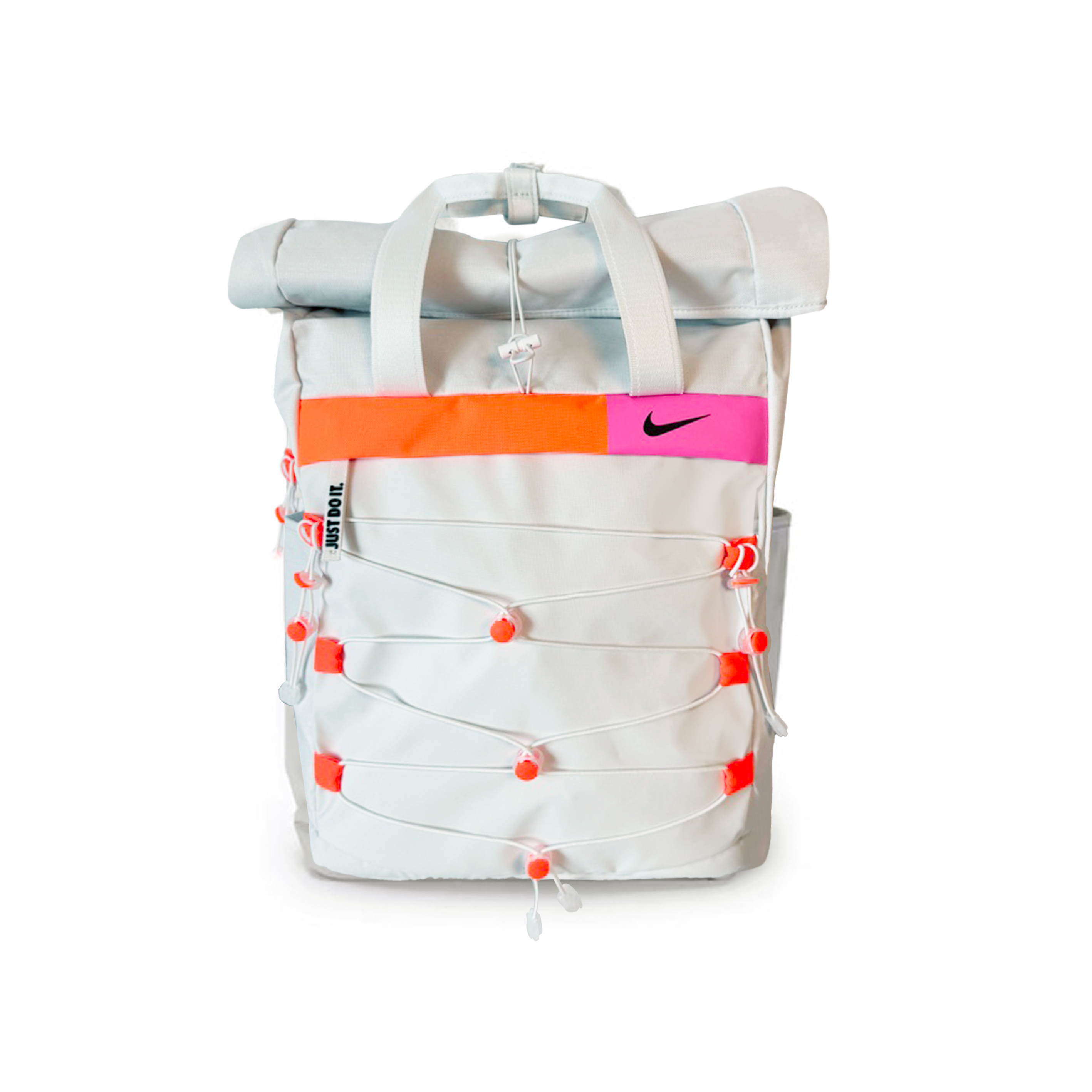 

Nike Тканевый рюкзак Regular Unisex светло-серебристый серый, Neon Orange