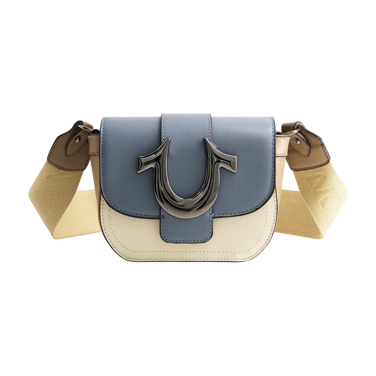 

Через плечо True Religion с цветными блоками, синий