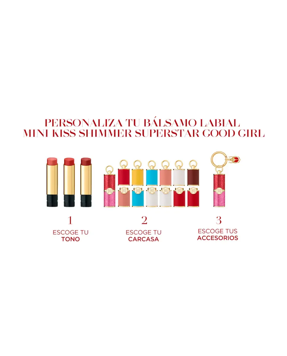 Бальзам для губ Mini Kiss Shimmer Superstar Good Girl Carolina Herrera, 008 Sparkling — фото 4