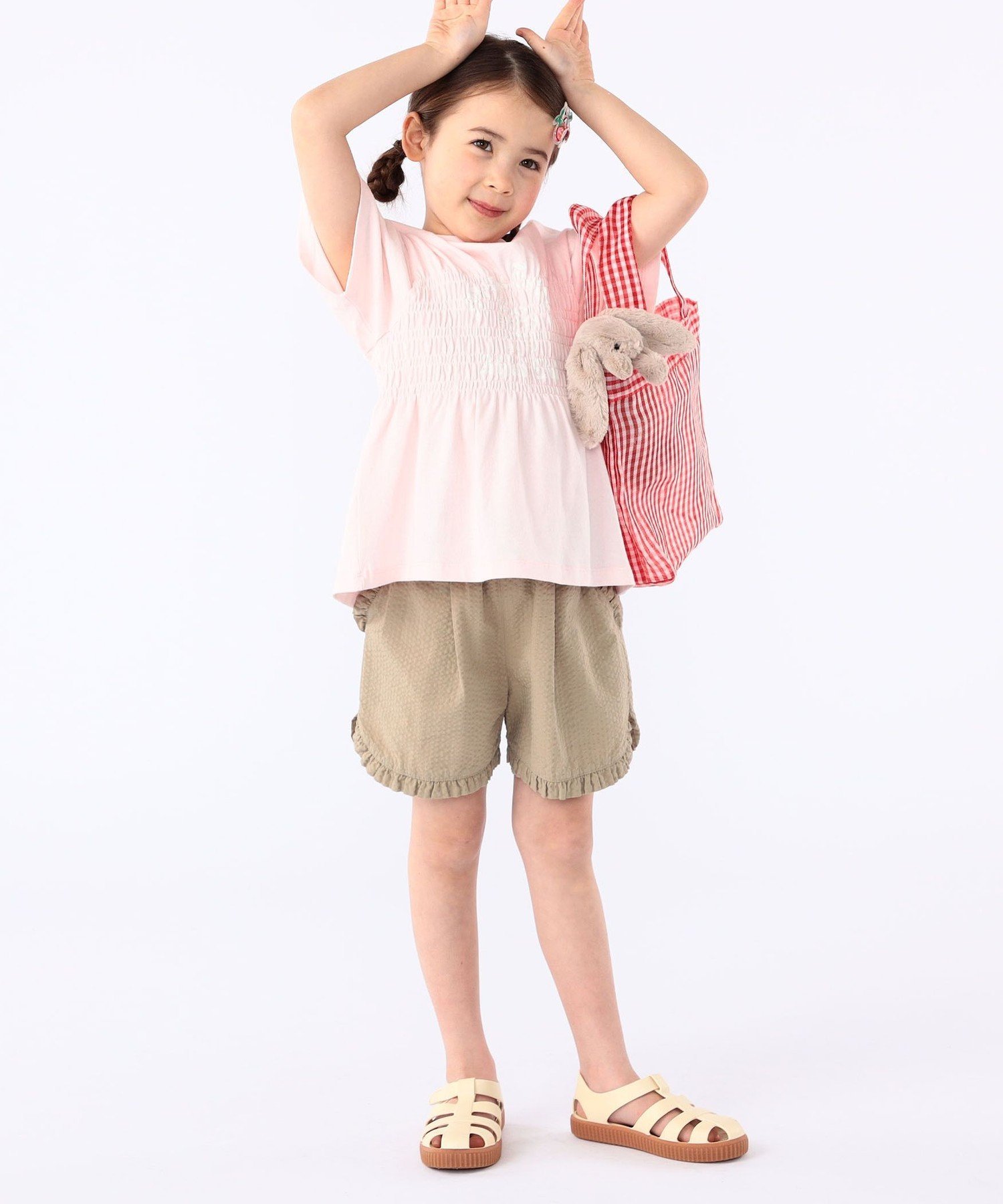 Футболка с коротким рукавом RUSSELL ATHLETIC: 100-130 см / с присборенным принтом SHIPS KIDS, Pink — фото 4