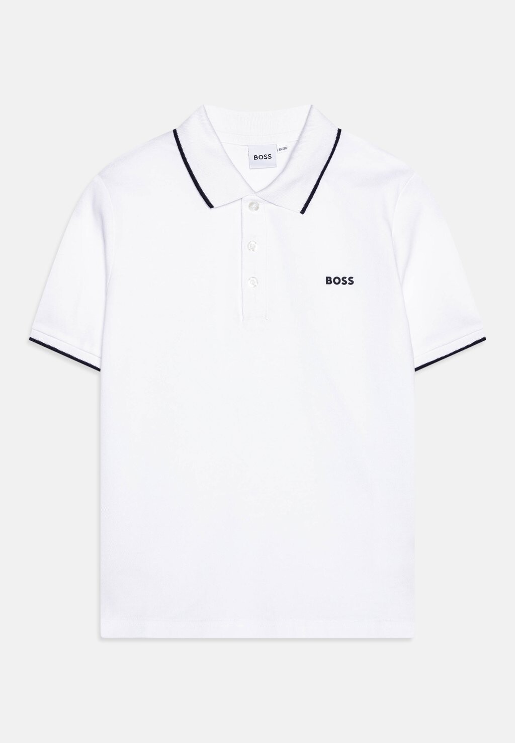 

Рубашка-поло SHORT SLEEVE BOSS Kidswear, цвет white