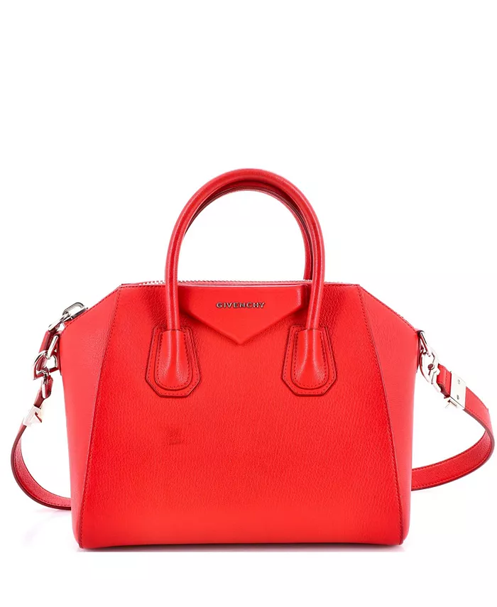 

Маленькая сумка Antigona из кожи Pre-Owned Givenchy, красный