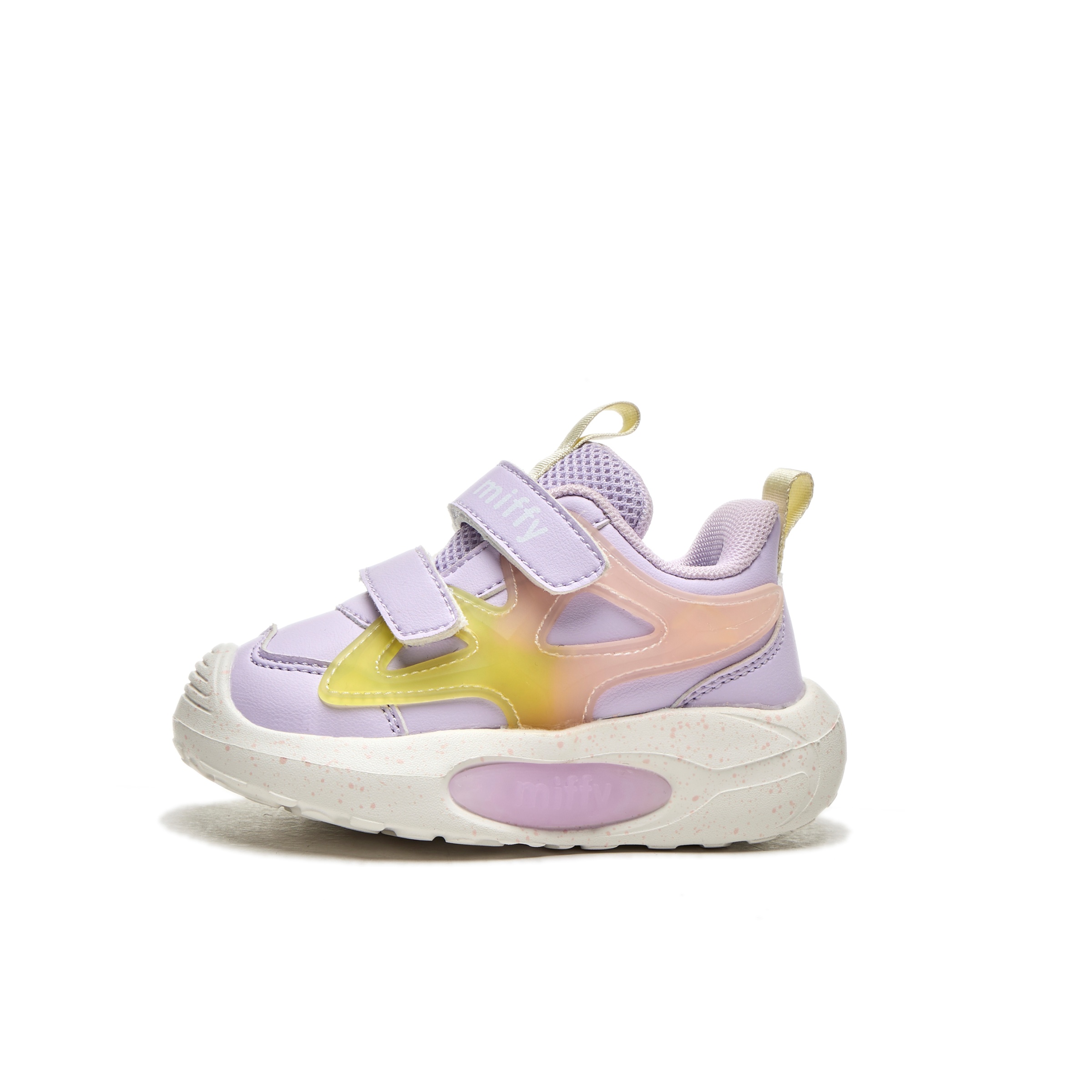 

Нескользящие, устойчивые к истиранию, дышащие, с поддержкой, низкие, детские, повседневные кроссовки Miffy, фиолетовый