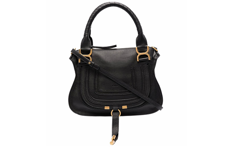 

Chloe Клатч из коровьей кожи женский черный Chloé
